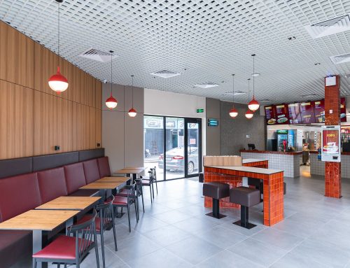 Qute’s Shaurma | Another Clipin ceiling project by ROLF
